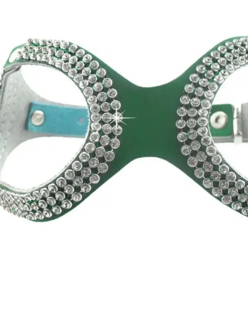 New Handmade bling leather dog harnesses